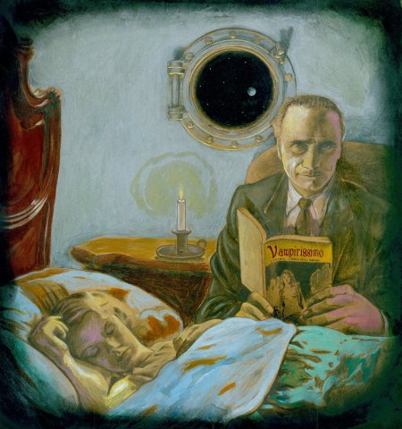 Tommaso Pincio "Ritratto gotico di Tommaso Landolfi" 2012, tecnica mista su tavola cm. 65 x 60