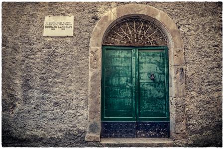 Entrata di Casa Landolfi, da via Tommaso Landolfi